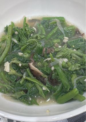 Foto resep Tumis daun labu Vegan