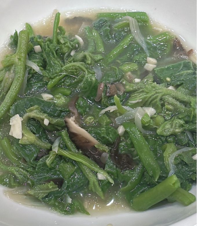 Foto resep Tumis daun labu Vegan
