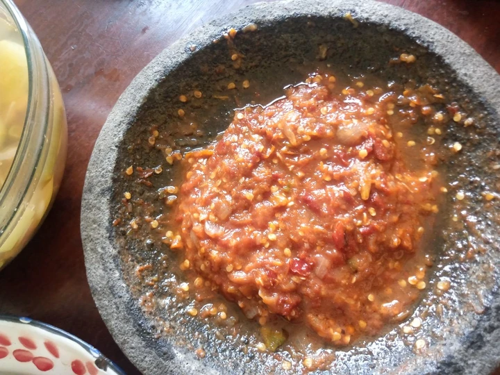 Cara Mudah Membuat Resep Sambal Terasi Goreng yang Lezat Sekali Anti Ribet, Mantap Sekali