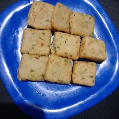 Sooji masala bites A picture of Sooji masala bites.