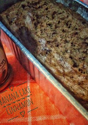 Foto resep Banana cake cinnamon