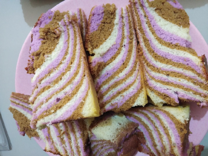 Anti Ribet, Membuat Zebra Cake Putih Telur Untuk Pemula