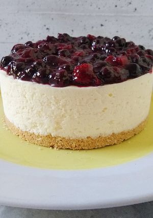 Una foto de Mini cheesecake de frutos rojos