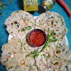 A picture of Akki roti.