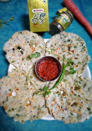 A picture of Akki roti.