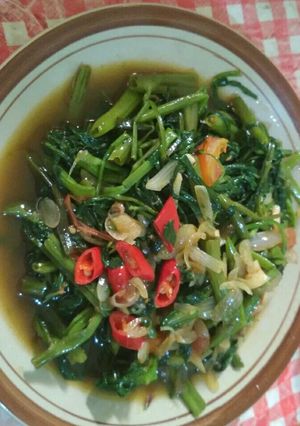 Foto resep Tumis kangkung saus tiram