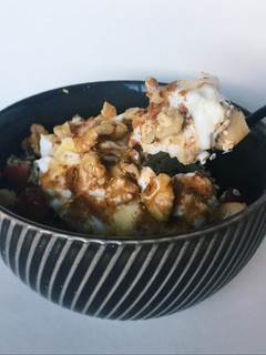 Una foto de Bowl healthy de manzana