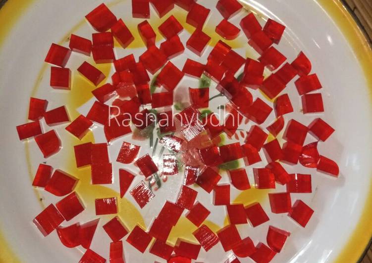 Permen Jelly Merah