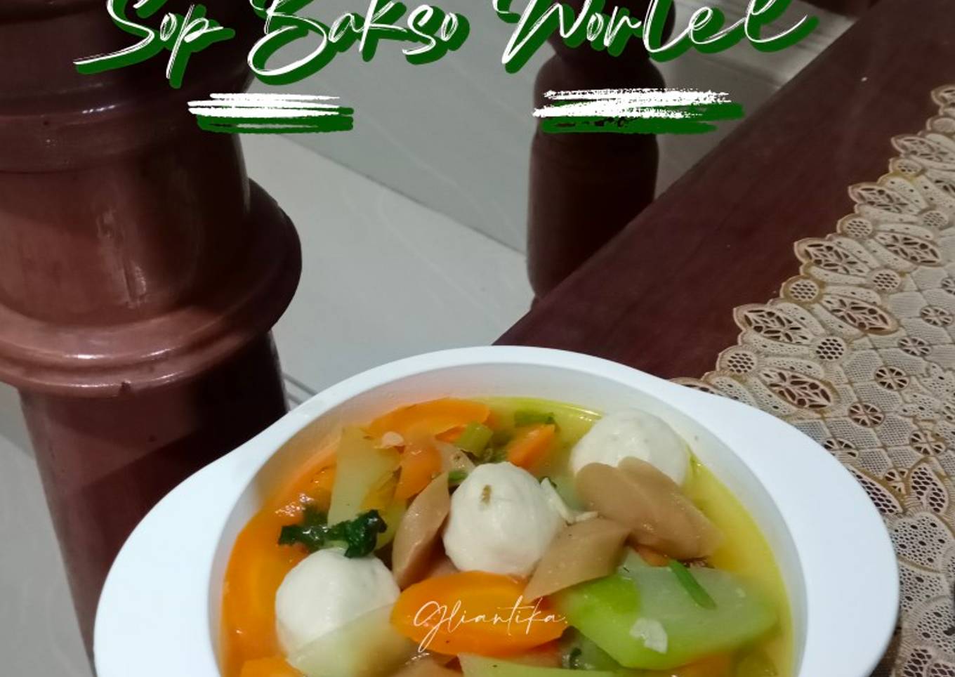 Sop Bakso Wortel