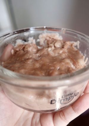 Foto resep Cemilan mpasi : Stuff Roti Cokelat - cocok untuk anak tumbuh gigi