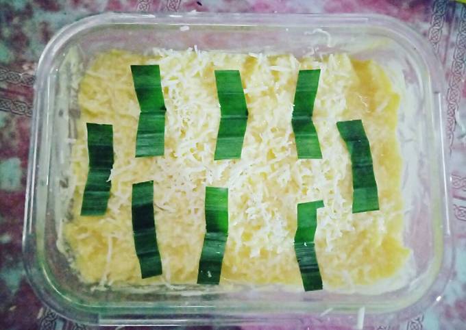 Resep: Puding roti kukus aroma pandan Ekonomis Untuk Jualan