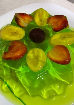 عکسی از دستور ژله و میوه