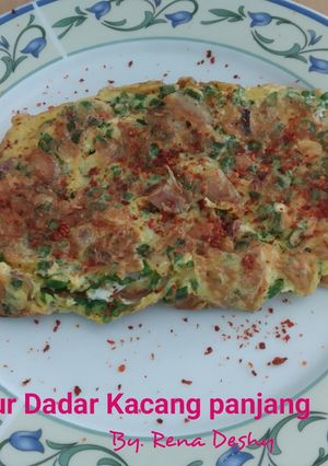 Foto resep Telur dadar kacang panjang