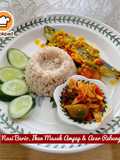 👩‍🍳Nasi Bario & Ikan Masak Ampap & Acar Rebung