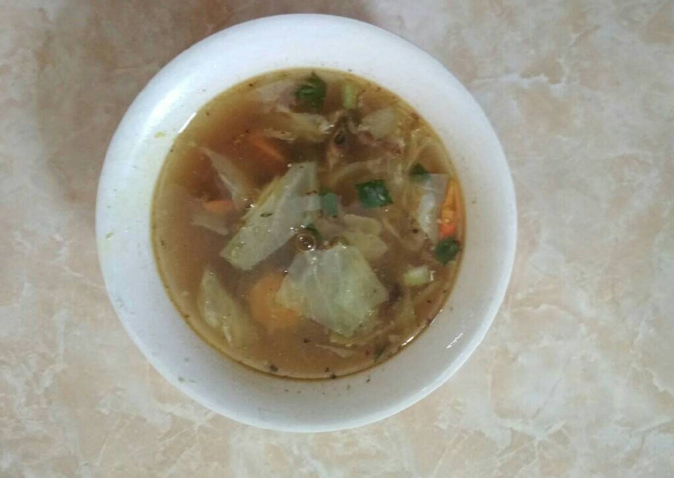 Resep Mamah : Sayur SOP kaldu ayam istimewah