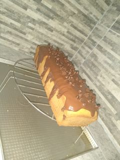 Una foto de Budín de vainilla con chips de chocolate