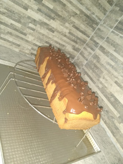 Una foto de Budín de vainilla con chips de chocolate
