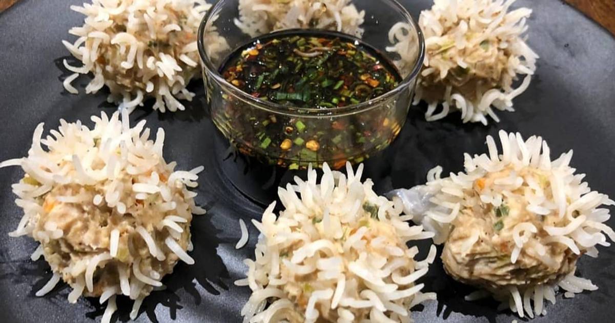 Open Dumpling With Rice Rice Dumplings
