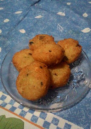 Foto resep Singkong perkedel isi keju lumer