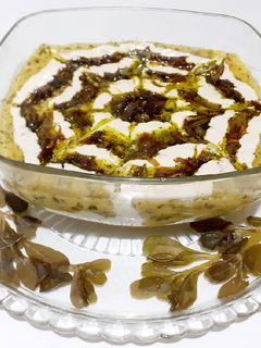 عکسی از دستور آش خرفه (پرپین) با ترشی پرپین