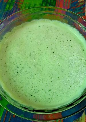 A picture of Green raita.