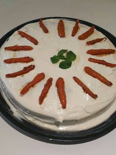 Una foto de Torta de zanahoria