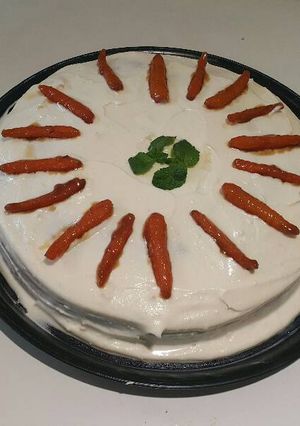 Una foto de Torta de zanahoria