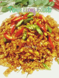Foto resep Tempe kering balado