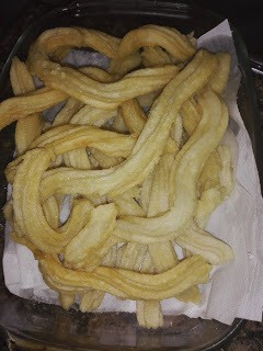 Una foto de Churros caseros