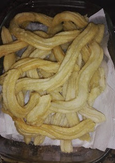Una foto de Churros caseros