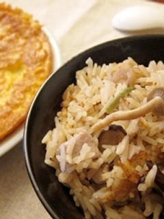 鮮筍好多菇昆布炊飯 的食譜成品照片