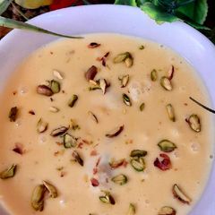 A picture of Mango custard.