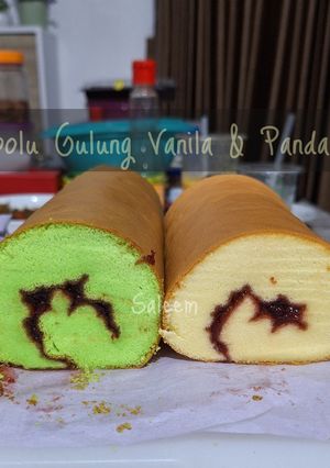 Foto resep Bolu Gulung Vanila dan Pandan