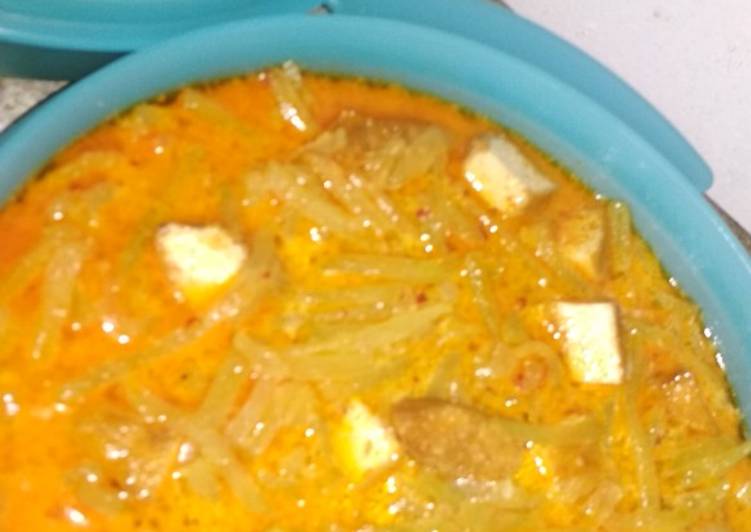 Sayur labuh siam tahu