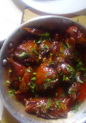 A picture of Sweet and spicy chicken..