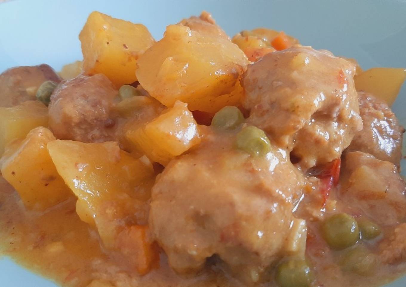 Albóndigas a la jardinera