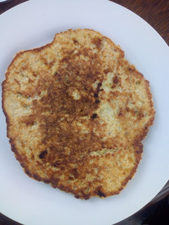 Una foto de Panqueque de banana y avena