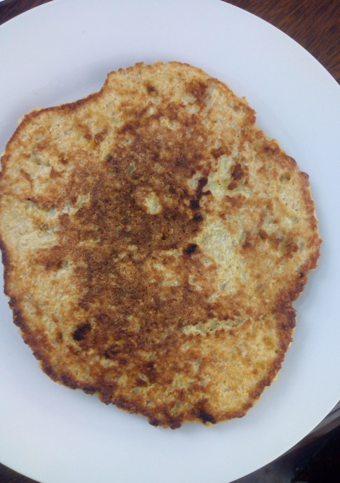 Una foto de Panqueque de banana y avena