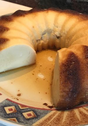 Una foto de Tarta de queso quark al microondas