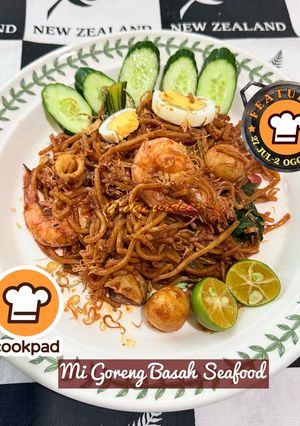 Gambar 👩🍳Mi Goreng Basah Seafood