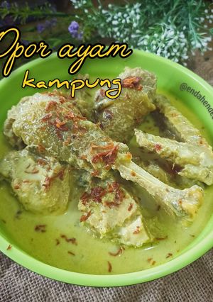 Foto resep Opor ayam kampung presto kuah putih 🧡