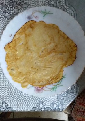 A picture of Meetha chilla.