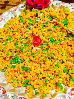 A picture of Tri Color Boondi.