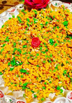 A picture of Tri Color Boondi.