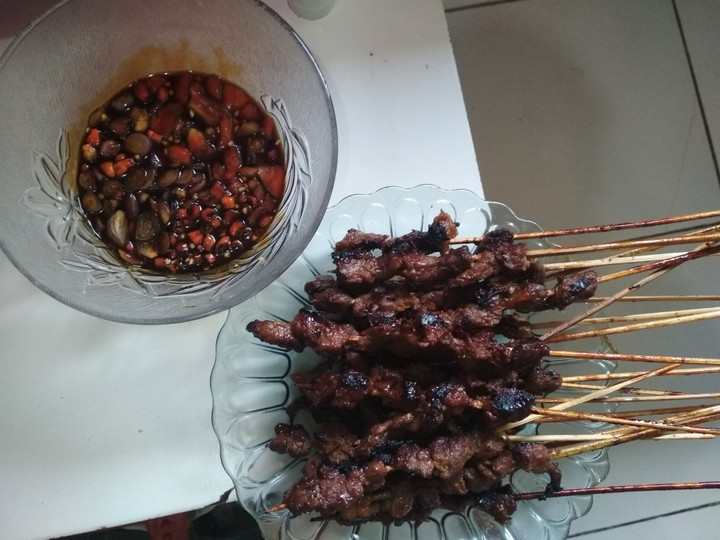 Cara Buat Sate sapi teflon bumbu kecap praktis Irit Anti Gagal