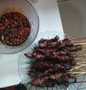 Resep buat Sate sapi teflon bumbu kecap praktis  sedap