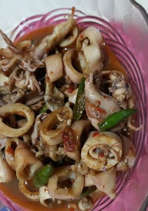 Foto resep Tumis cumi asin