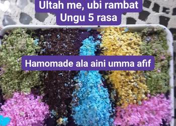 Mudah Cepat Memasak Getuk lindri ungu homemade Ala Restoran