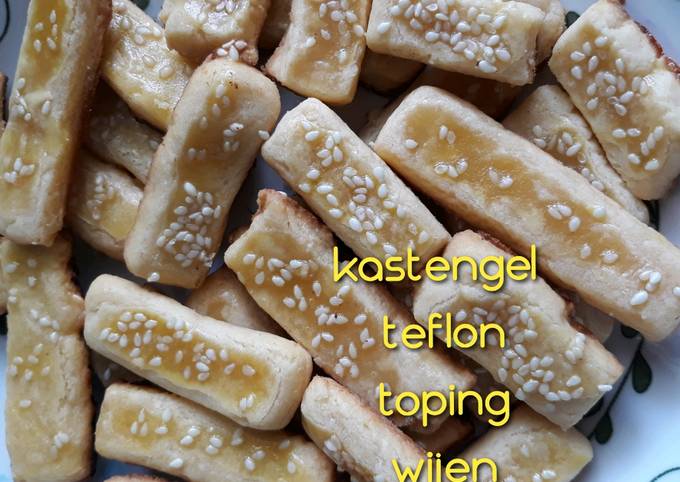 Kastangel teflon toping wijen