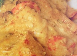 Una foto de Creps de camarones al curry